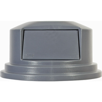 Round Brute&reg; Tops, Dome Lid, Plastic/Polyethylene, Fits Container Size: 26-1/2" Dia. Solutions industrielles ALPHA
