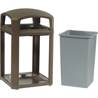 Cadre pour contenant Landmark Series Classique a/enveloppe rigide, Acier galvanis&eacute;, 35 gal. US Solutions industrielles ALPHA