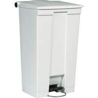 Flat Top Trash Can, Polyethylene, 23 US gal. Capacity Solutions industrielles ALPHA