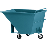 Chariot basculeur en acier, Acier, 1/2 vg³, Capacit&eacute; de charge de 2000 lb Solutions industrielles ALPHA