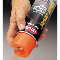 Peinture de marquage industrielle invers&eacute;e &agrave; base de solvant Quik-Mark, 17 oz, Canette a&eacute;rosol Solutions industrielles ALPHA