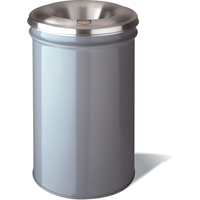 Poubelles Cease-Fire, M&eacute;tal, 4,5 gal. US Solutions industrielles ALPHA