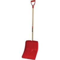 Pelle &agrave; neige Alpine, Lame Polypropyl&egrave;ne, Largueur 13-9/10", Manche Prise en D, Bande d'usure Compris Solutions industrielles ALPHA
