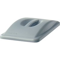 Slim Jim&reg; Handle Top, Flat Lid, Plastic, Fits Container Size: 20-3/8" x 11-5/16" Solutions industrielles ALPHA