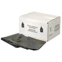 Heavy-Duty Garbage Bags, 2X Strong, 30" W x 38" L, 2.2 mils, Black Solutions industrielles ALPHA