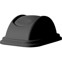 Soft Wastebasket Covers, Dome Lid/Swing Lid, Plastic, Fits Container Size: 16" x 11-5/8" Solutions industrielles ALPHA