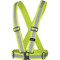 5592 Elastic Safety Harness, High Visibility Lime-Yellow, Silver Reflective Colour, One Size Solutions industrielles ALPHA