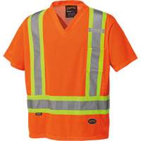 5994 High-Visibility Safety T-Shirt, Polyester, 2X-Large, High Visibility Orange Solutions industrielles ALPHA