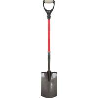 Pelles robustes, Fibre de verre, Lame Acier au carbone, Manche en Prise en D, Longueur 30-1/2" Solutions industrielles ALPHA