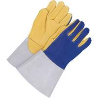 Gants pour soudeur TIG avec poignet de 5,5", Cuir fleur de daim, Taille 10 Solutions industrielles ALPHA