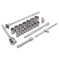 Jeu de douilles SAE, 22 Mcx, Prise de 1/2" Solutions industrielles ALPHA