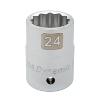 Douille m&eacute;trique, 19 mm, Prise 3/4", 12 pans Solutions industrielles ALPHA