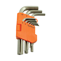 Hex Key Set, 9 Pcs., Metric Solutions industrielles ALPHA