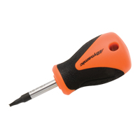 Tournevis court pour vis &agrave; t&ecirc;te carr&eacute;e creuse, Tige de #1, Ronde, 3-4/5" lo, Prise en Plastique/Bois/Coussin&eacute;e Solutions industrielles ALPHA