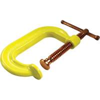 Regular-Duty Deep Throat C-Clamp, 2" (51 mm) Capacity, 2-1/8" (54 mm) Throat Depth Solutions industrielles ALPHA