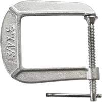 Light-Duty C-Clamp, 3" (76 mm) Capacity, 4-1/2" (114 mm) Throat Depth Solutions industrielles ALPHA