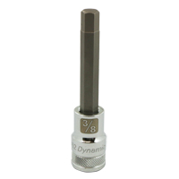 Longue douille &agrave; embout SAE, 3/8" x 3,94" lo, Prise 1/2" Solutions industrielles ALPHA