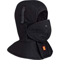 565A Doublure matelass&eacute;e FR &agrave; long col pour casque, Noir, Coton Solutions industrielles ALPHA