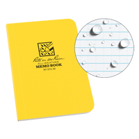 Livre m&eacute;mo, Couverture souple, Jaune, 112 Pages, 3-1/2" , 5"  Solutions industrielles ALPHA