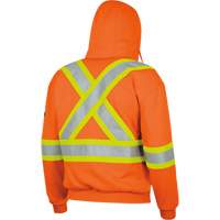 338SF Flame-Resistant Zip Style Hoodie, Men's, X-Large, High Visibility Orange, 22 cal/cm² Solutions industrielles ALPHA