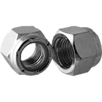 Bague arr&ecirc;toir en nylon mince de s&eacute;rie lourde NTU pour &eacute;crou de blocage, 3/4"-10 dia, Zingu&eacute; Solutions industrielles ALPHA