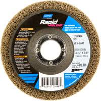 4-1/2X7/8 RAPID FINISH WHEEL NEX-2AM MED, 4-1/2" Dia., Medium Grit, Aluminum Oxide Solutions industrielles ALPHA