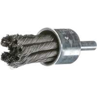 Brosses mont&eacute;es &agrave; fils nou&eacute;s, 1" dia., dia. Des fils 0,02", Tige 1/4" Solutions industrielles ALPHA
