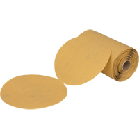 Stikit 216U Gold Paper Disc Roll, 6" Dia., P360 Grit, Aluminum Oxide Solutions industrielles ALPHA