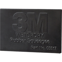 Wetordry Rubber Squeegee, 3", Rubber Solutions industrielles ALPHA