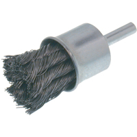 Brosses &eacute;conomiques &agrave; fils nou&eacute;s, 1" dia., dia. Des fils 0.012, Tige 1/4" Solutions industrielles ALPHA