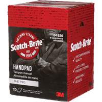 Scotch-Brite 7447 Hand Pads, Aluminum Oxide, 9" x 6", Very Fine Grit Solutions industrielles ALPHA