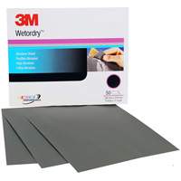 Feuille abrasive Wetordry, 9" x 11", Grain P220, Oxyde d'aluminium Solutions industrielles ALPHA