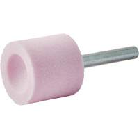 Vitrified Bond Mounted Point, A38, Aluminum Oxide, 1" Dia., 1" L, 80 Grit Solutions industrielles ALPHA