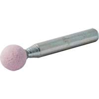 Vitrified Bond Mounted Point, B122, Aluminum Oxide, 3/8" Dia., 3/8" L, 80 Grit Solutions industrielles ALPHA