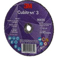 Meule &agrave; tronçonner Cubitron 3, 4" x 1/8", Arbre de 3/8", Type T1, C&eacute;ramique, 21000 Tr/min Solutions industrielles ALPHA