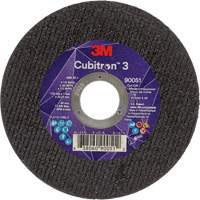 Meule &agrave; tronçonner Cubitron 3, 4-1/2" x 0,04", Arbre de 7/8", Type T1, C&eacute;ramique, 13 300 Tr/min Solutions industrielles ALPHA