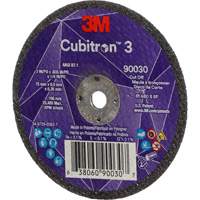 Meule &agrave; tronçonner Cubitron 3, 3" x 0,035", Arbre de 1/4", Type T1, C&eacute;ramique, 21000 Tr/min Solutions industrielles ALPHA