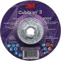 Meule &agrave; tronçonner Cubitron 3, 4-1/2" x 0,09", Arbre de 5/8"-11, Type T27, C&eacute;ramique, 13 300 Tr/min Solutions industrielles ALPHA