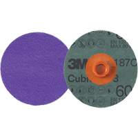 Disque en fibre Roloc Cubitron 3, 4" dia., Grain 60+, C&eacute;ramique Solutions industrielles ALPHA