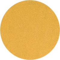 Yellow Hook & Loop Sanding Disc, 5" Dia., P220 Grit, Aluminum Oxide Solutions industrielles ALPHA