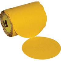 Disque abrasif dor&eacute; en rouleau Stikit 09317, 6" dia., Grain 320, Oxyde d'aluminium Solutions industrielles ALPHA