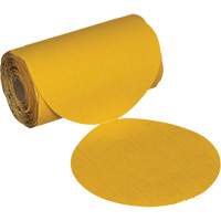 Stikit No Hole Gold Abrasive Disc Roll, 6" Dia., 220 Grit, Aluminum Oxide Solutions industrielles ALPHA