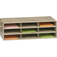 Data Organizers, Stationary, 9 Slots, Steel, 33-3/4" W x 11-5/8" D x 10-3/4" H Solutions industrielles ALPHA