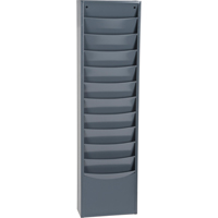 Literature Storage Racks, Stationary, 11 Slots, Steel, 9-3/4" W x 4-1/8" D x 36" H Solutions industrielles ALPHA
