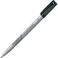 Lumocolor&reg; Non Permanent Fine Tip Black Marker, Black, Fine Tip Solutions industrielles ALPHA