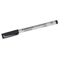 Lumocolor&reg; Non Permanent Medium Tip Black Marker, Black, Medium Tip Solutions industrielles ALPHA