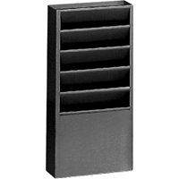Literature Storage Racks, Stationary, 5 Slots, Steel, 9-3/4" W x 4-1/8" D x 21" H Solutions industrielles ALPHA