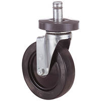 Trousse de roulettes de 5" en caoutchouc Solutions industrielles ALPHA