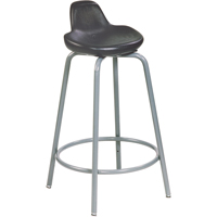 Tabouret de s&eacute;rie 500, Position assise/debout, Ajustable, 18" - 26", Polyur&eacute;thane Si&egrave;ge, Noir Solutions industrielles ALPHA