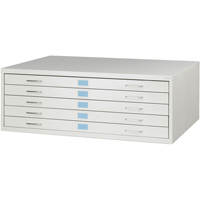 Classeurs pour classement &agrave; plat Facil, 5 Tiroirs, 46" la x 32" p x 16-3/8" h Solutions industrielles ALPHA